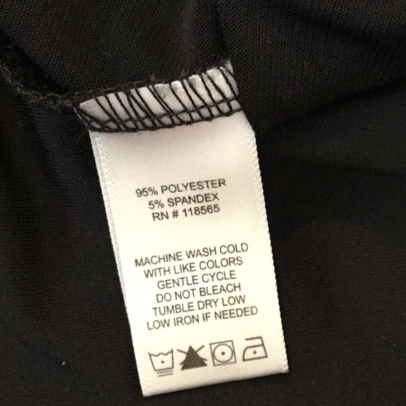 Brand New Kate & Mallory Solid Black Zipper Side-2X - Picture 14 of 14